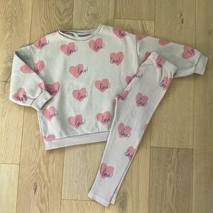 Zara 3/4 Pink Heart Playset